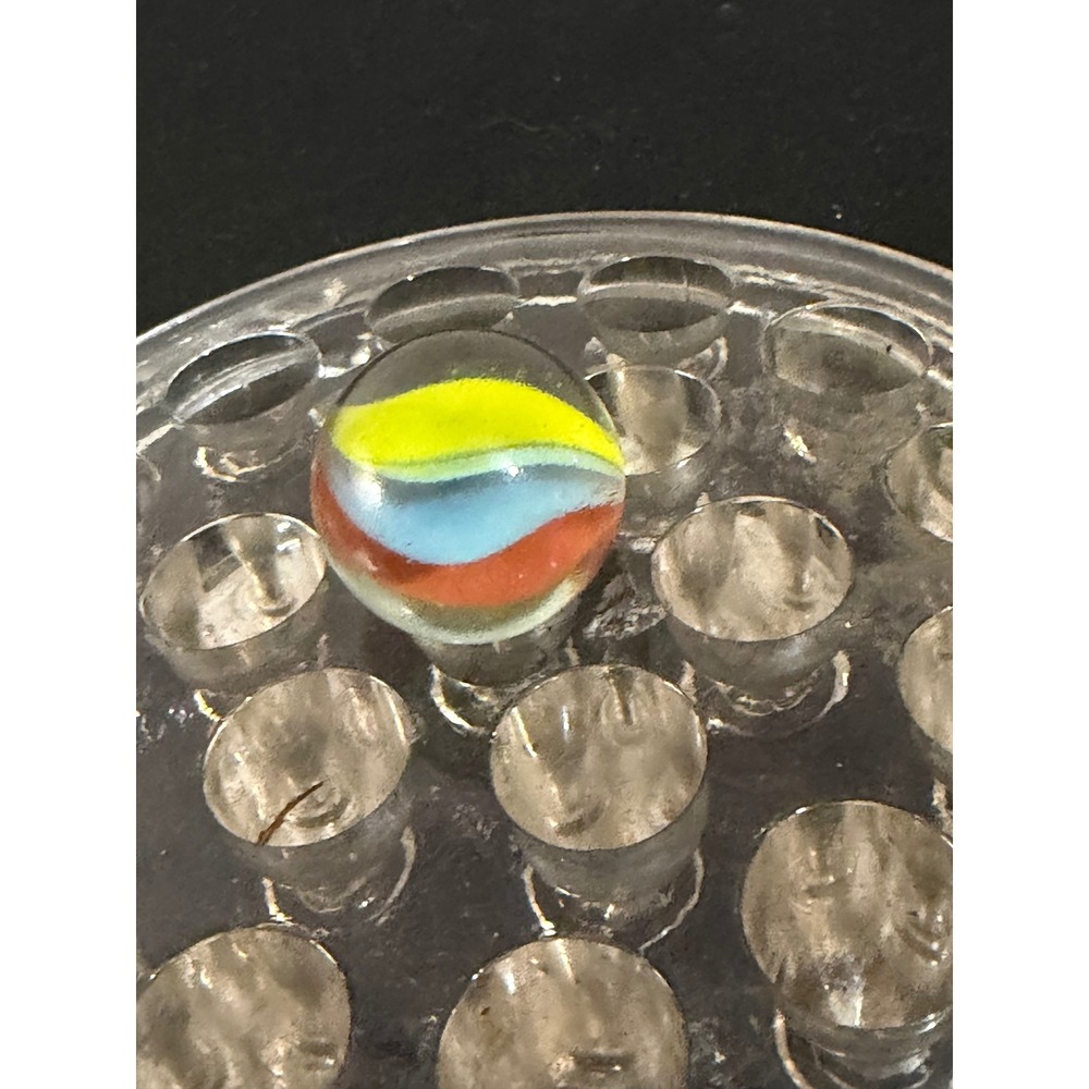 Unbranded Glass Marble 0.96in Multi Excellent‎ Vintage Tri-Color Cats Eye - Picture 3 of 5
